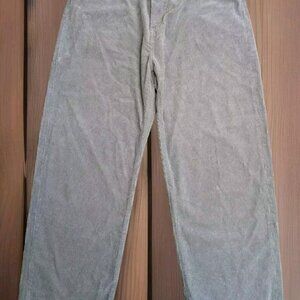 Carhartt WIP Misty Grey Corduroy Coventry Landon Pant Sz 38 x 30 NWT 1032297